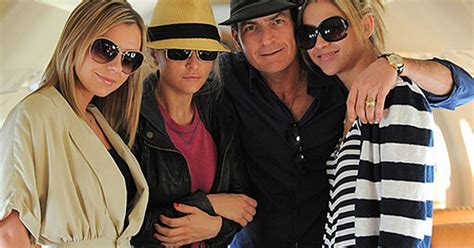 Charlie Sheen S Two Girlfriends Reveal They All Sleep Together In One Bed Mirror Online