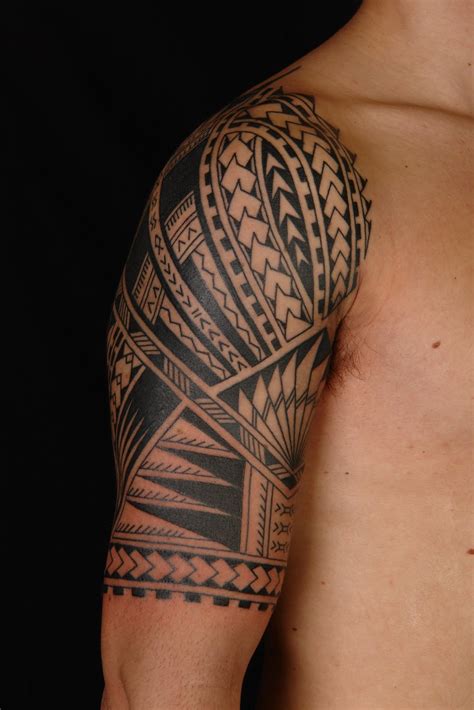 Tribal tattoos, tribal tattoo, tribal tattoos designs, for men, women, girls, tribal tattoos images, arm, back, sleeve, small, black, tribal tattoos ideas. MAORI POLYNESIAN TATTOO: Samoan Polynesian Half Sleeve Tattoo