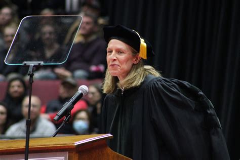 Olympian And Wnba Coach Addresses Graduates At 2022 Winter Commencement