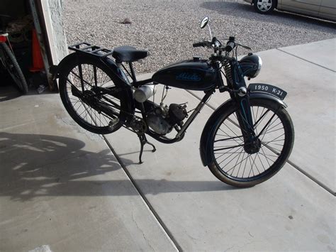 What makes a man ride like this?1 i think ake was probably the best motocross rider, ever.2 the vintage motor company is proud to. vintage motorcycle 1950 German Miele-werke K21 sachs engine