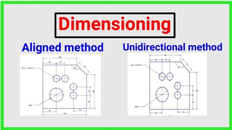 Dimensioning Methods Of Dimensioning Leader Line Elements Of