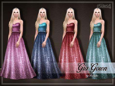Trillyke Gia Gown The Sims 4 Catalog