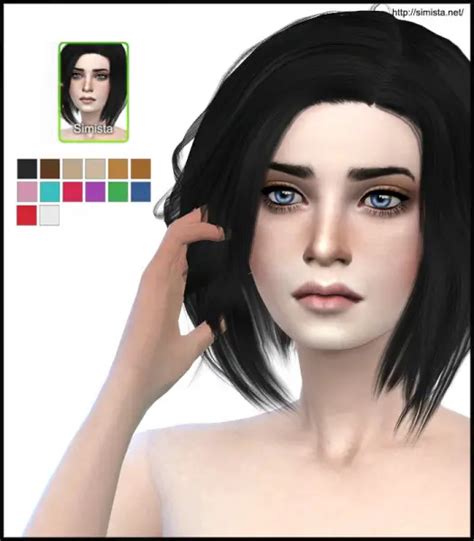 Simista Stealthic Vapor Hairstyle Retextured Sims 4 Hairs