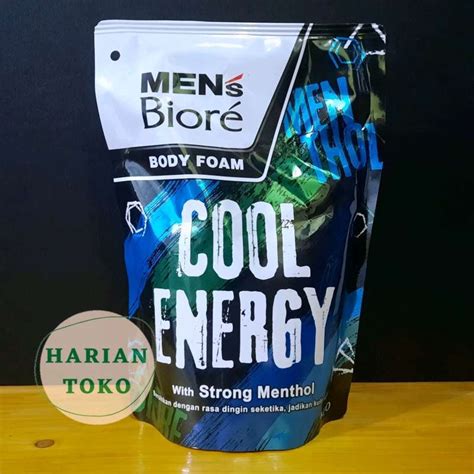 Jual Mens Biore Cool Energy Body Foam Ml Sabun Mandi Di Seller