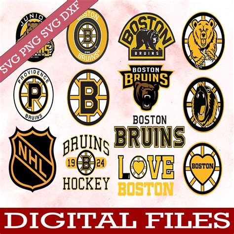 Bundle 13 Files Boston Bruins Hockey Team Svg Boston Bruins Inspire