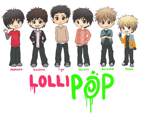 Lollipop Boy Band By Sabinaa On Deviantart