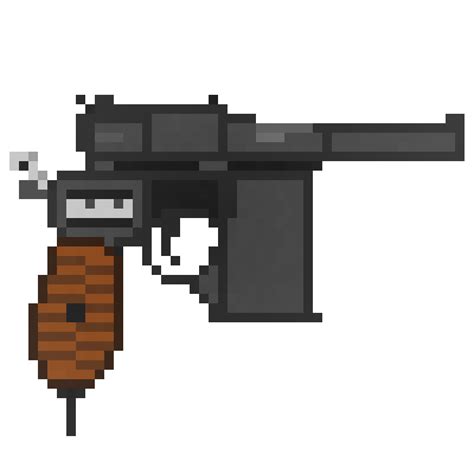 Chinese Pistol Mauser C96 Pixel Art Tell Me What You Guys Think