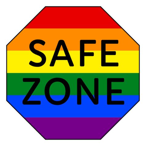 Safe Zone Lgbtq Sticker Template Onlinelabels®
