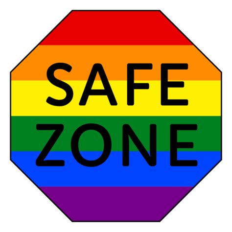 "Safe Zone" LGBTQ Sticker Template | Online Labels®
