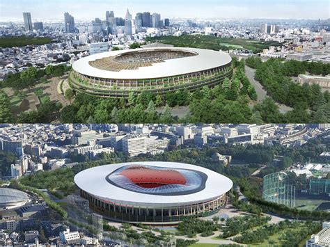 Image © designboom (also main image). New Designs for Tokyo Olympic Stadium Unveiled Archi-new ...