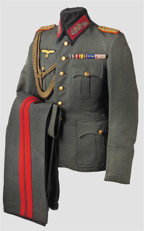 Uniforme De Generalmajor Wwii German Uniforms Wwii Uniforms German