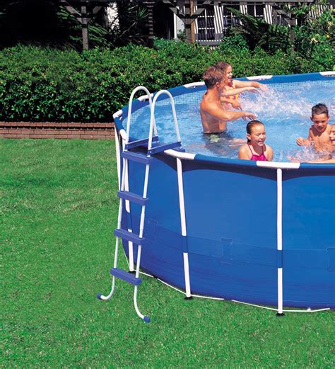 Intex 28253eh 18ft X 48in Metal Frame Above Ground Pool Set With Pump