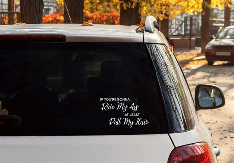 Kramer If Youre Going To Ride My Ass At Least Pull My Hair Sticker For Car Vinyl