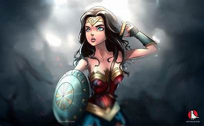 Wonder Woman Wallpapers Artwork Digital Cartoon Artist