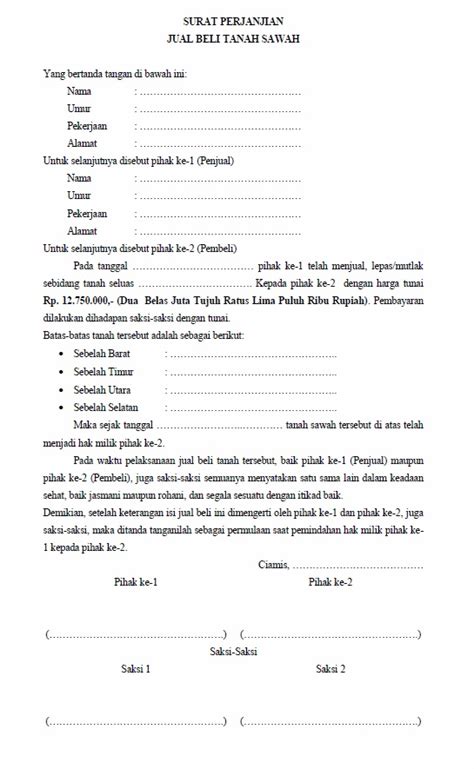 Proses ini dapat diwakilkan oleh salah satu ahli waris yang ditunjuk dan diberikan kuasa untuk pengurusan tersebut. Rudy Arra : Contoh Surat Perjanjian Jual Beli Tanah (Format Word)