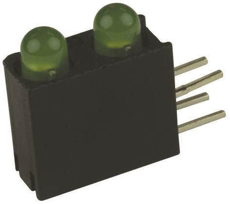 553 0322f Dialight Circuit Board Indicator Green 2 Leds