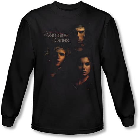 Vampire Diaries Mens Smokey Veil Longsleeve T Shirt