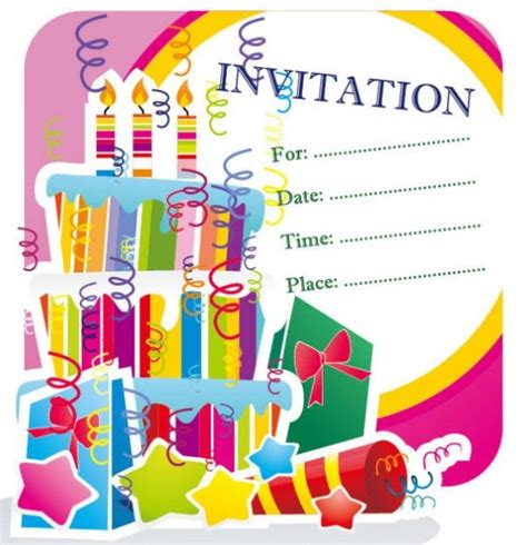 Freepik Graphic Resources For Everyone Birthday Invitation Card