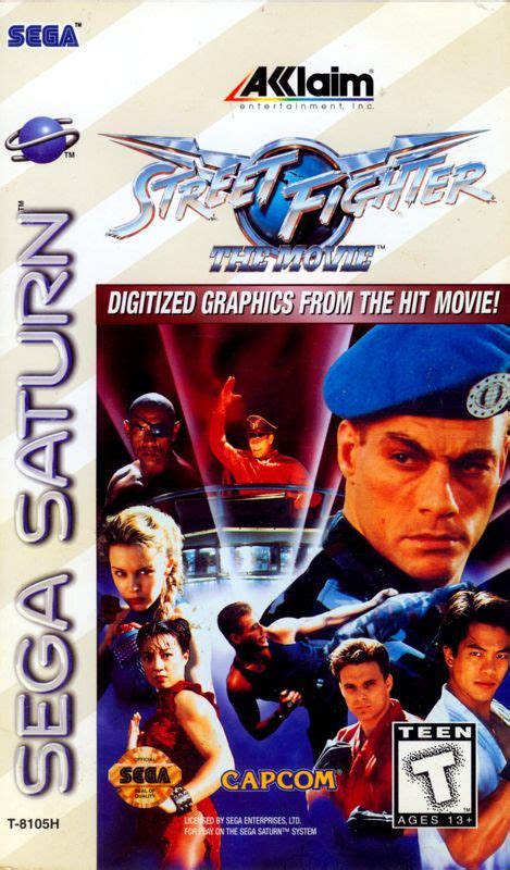 Street Fighter The Movie 1995 Sega Saturn Box Cover Art Mobygames