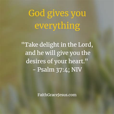 God Gives You Everything Faith Grace Jesus
