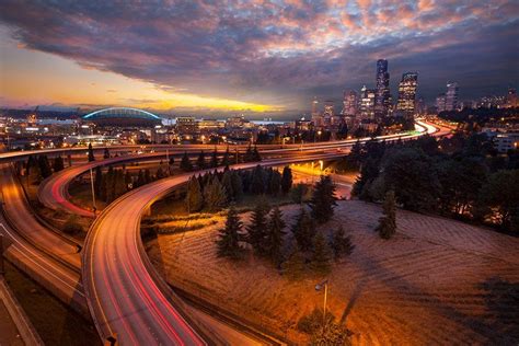 Seattle Wa From The Jose Rizal Bridge Lijah Hanley Photography Jose