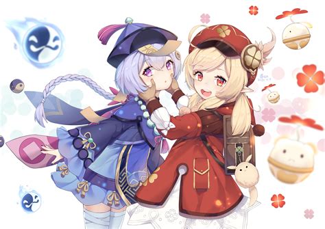 (it took me longer to draw klee ngl, she has many accessories). Genshin Impact Klee And Qiqi Fanart / Fischl Klee Lisa ...