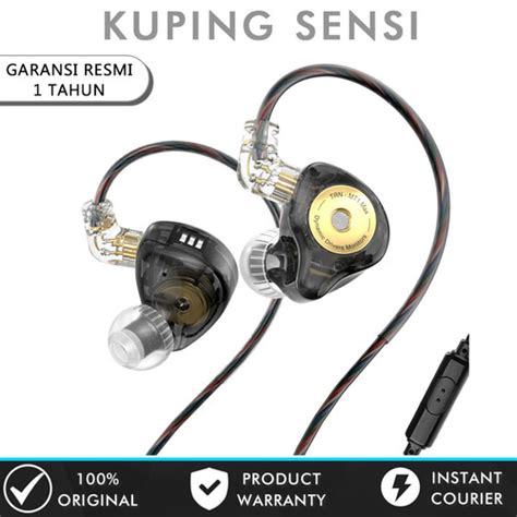 Jual TRN MT1 MAX Tuning HiFi Earphone Dual Magnet Driver Headset IEM