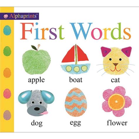 Alphaprints First Words Book Woolworths