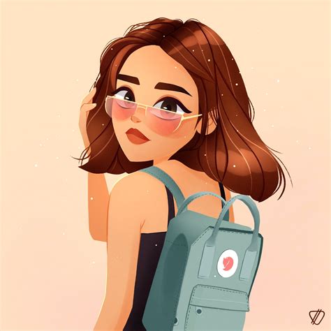 Pin by Sude on Procreate Illustrations | Girls cartoon art, Cartoon