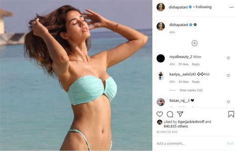 Disha Patani Drops Sizzling Swimsuit Picture From Maldives Vacation