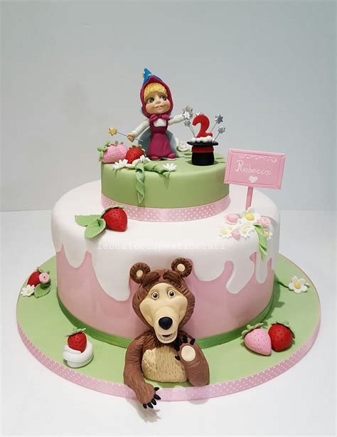 Masha And The Bear Decorated Cake By Leccalecca Cakesdecor