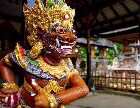 Bali Statue Temple In Bali Indonesia Yes This Image Is Flickr