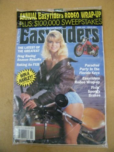 easyriders motorcycle magazine april 1992 paradise party in the florida keys ebay