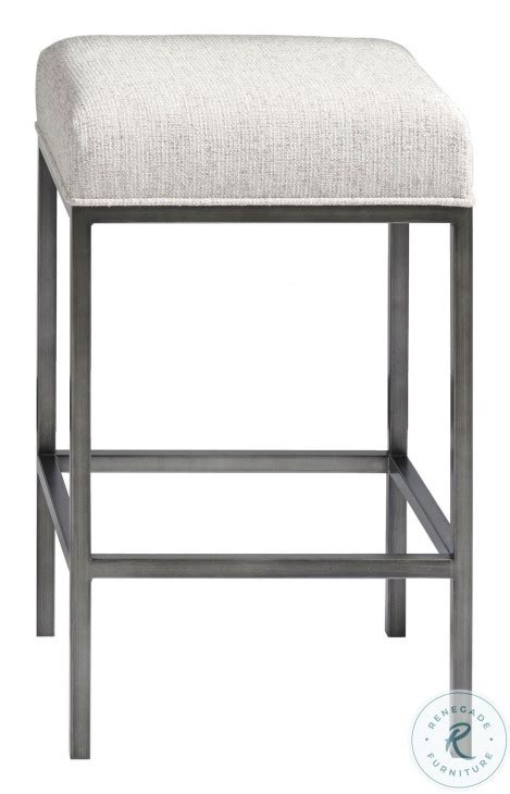 Curated Meringue Coconut Metal Essence Console Table With Stools From