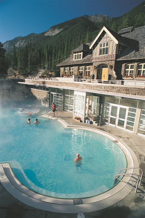 hot springs canadian rockies—banff upper hot springs canada travel places to travel banff