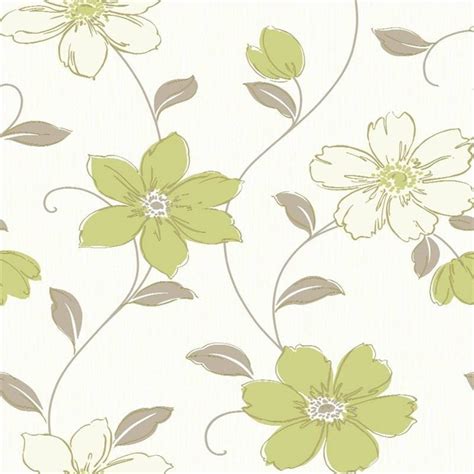 50 Green Flower Wallpaper