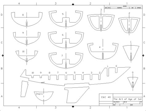 Ship Model Plans From He Art Of Age Of Sail