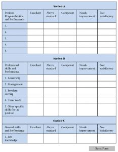 administrator evaluation form editable forms