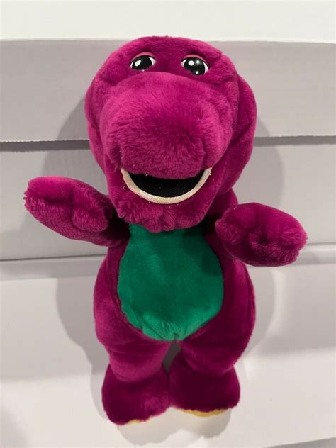 Vintage Barney Dinosaur 11 Lyons Group 1993 Purple Stuffed Doll Plush