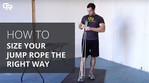 Jump Rope Sizing From Crossrope Youtube