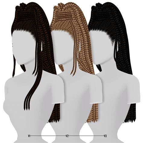 Woman Hair Dreadlocks Hairstyle Fashion The Sims 4 P2 Sims4 Clove
