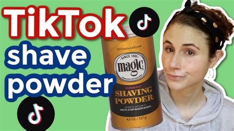 Tiktok Magic Shaving Powder Dermatologist Reviews Dr Dray Youtube