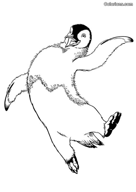 Hundreds of free printable coloring pages to print out and color! Amazing story of a dancer penguin Mumble Happy Feet 20 ...