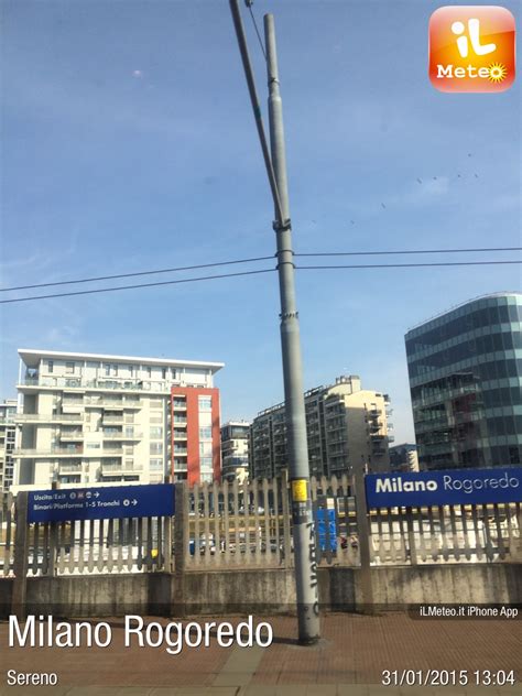 Foto meteo - Milano Rogoredo - Milano Rogoredo ore 13:04 ...