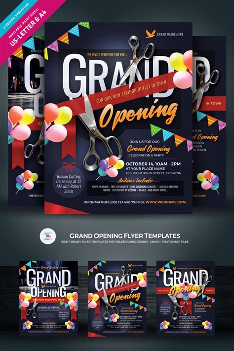 Grand Opening Promotion Flyer Template Grand Opening Flyer Flyer