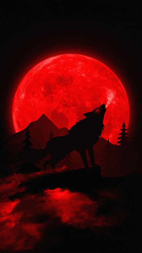 Ảnh Nền Background Red Moon đẹp Và đầy Bí ẩn