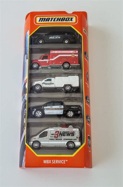 Matchbox 2022 5 Pack Mbx Service El Segundo Public Service Vehicles