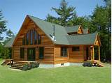 The timberline log cabin modular home is a beautiful 2 story cabin that is focused around the kitchen and living area. Pin by April Burke on Log cabin dwellings! | Prefab ...