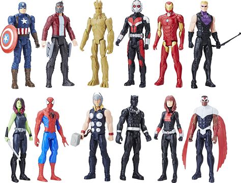 Marvel Titan Hero Series Figure 12 Pack Action And Toy Figures Amazon