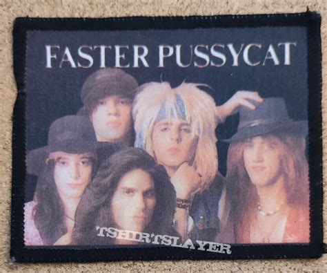 Faster Pussycat Patch Portrait Tshirtslayer Tshirt And Battlejacket Gallery